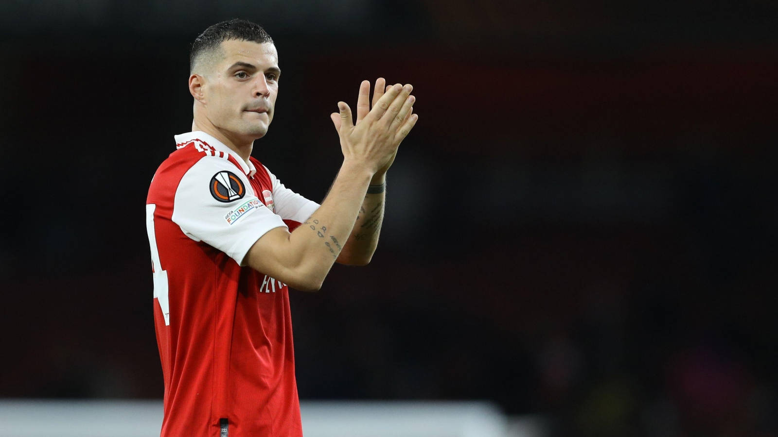 Granit Xhaka Amused Background