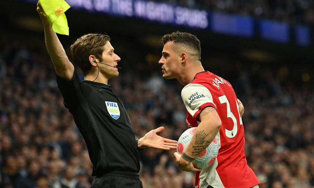 Granit Xhaka Heated Argument Background