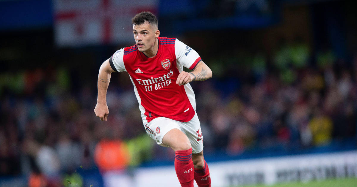 Granit Xhaka Running