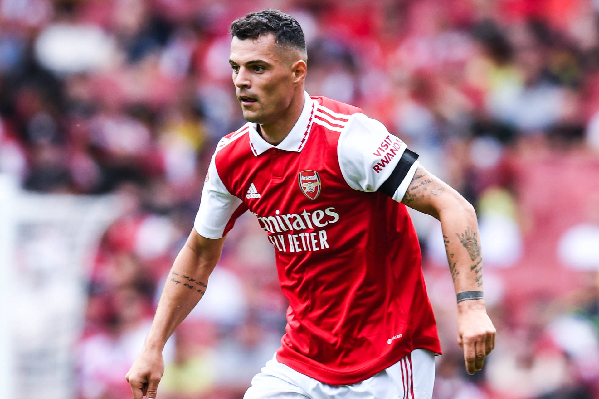 Granit Xhaka Running Background