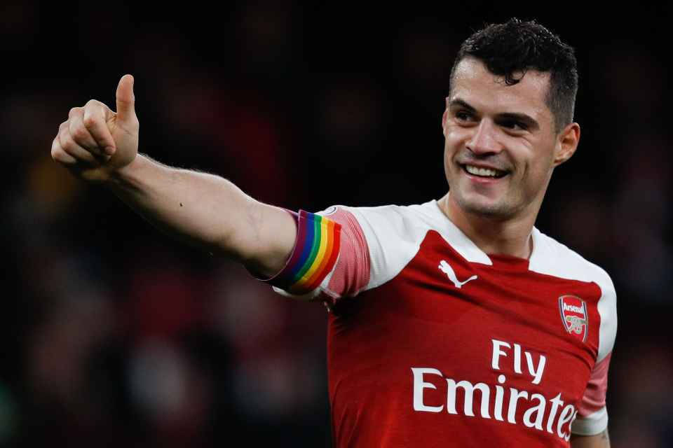 Granit Xhaka Thumbs Up