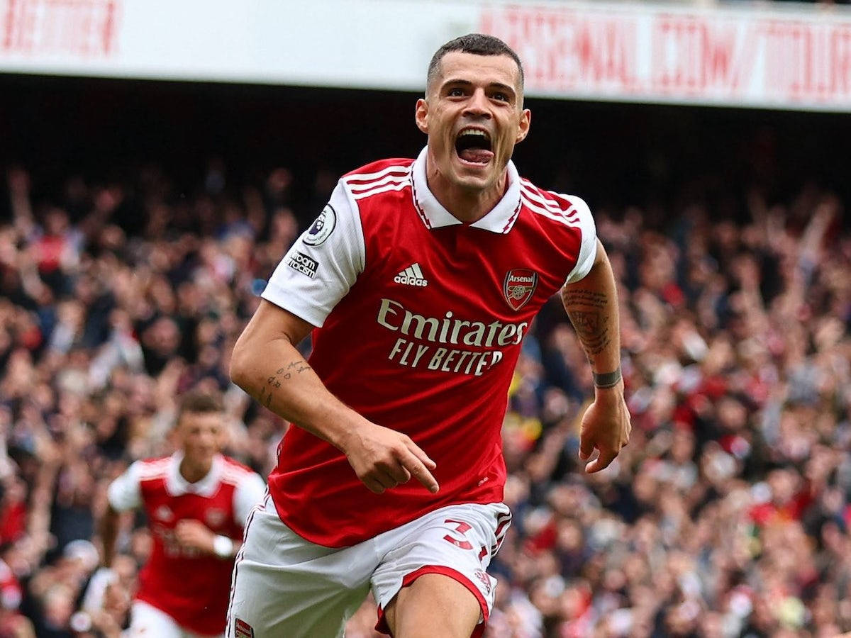 Granit Xhaka Tongue Out Background