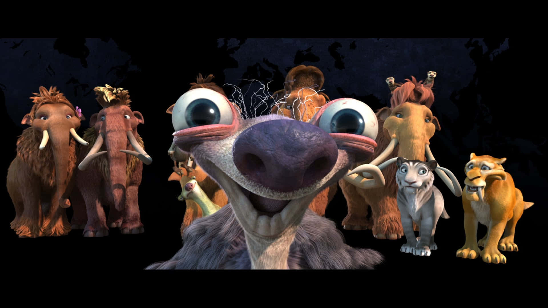 Granny From Ice Age Continental Drift Background