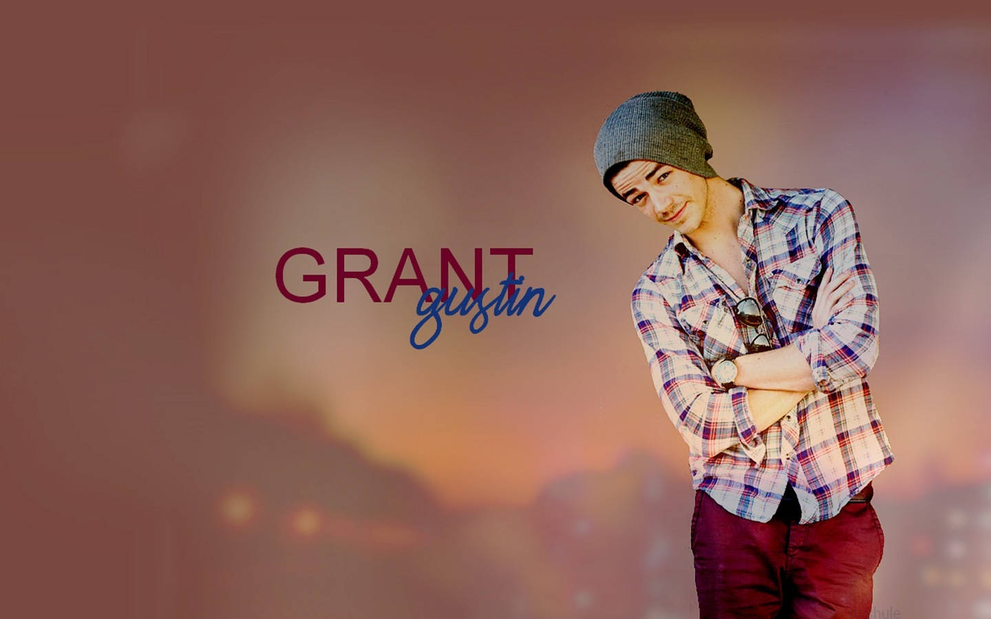 Grant Gustin Young Celebrity Background