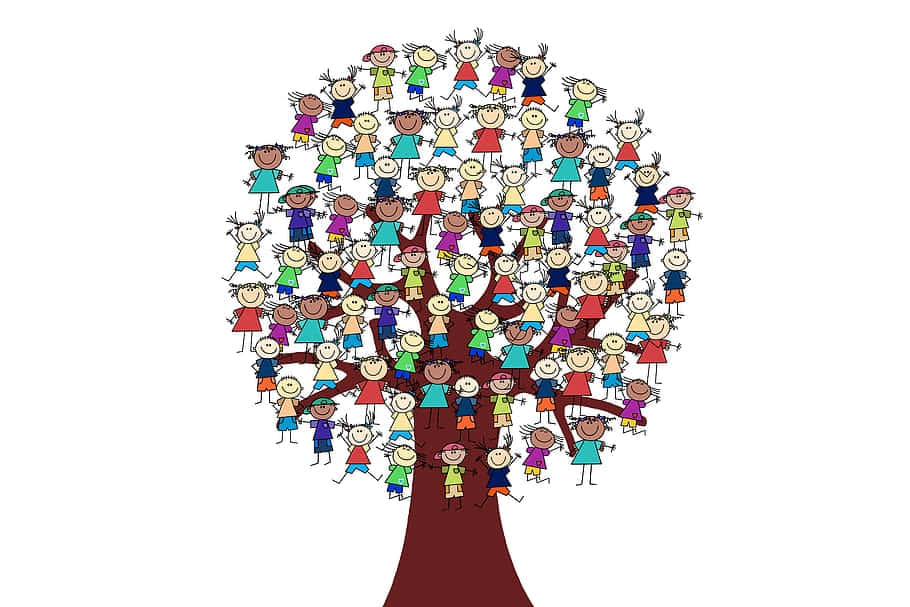 Graphic Art Representation Of Inclusive Childhood Education Background