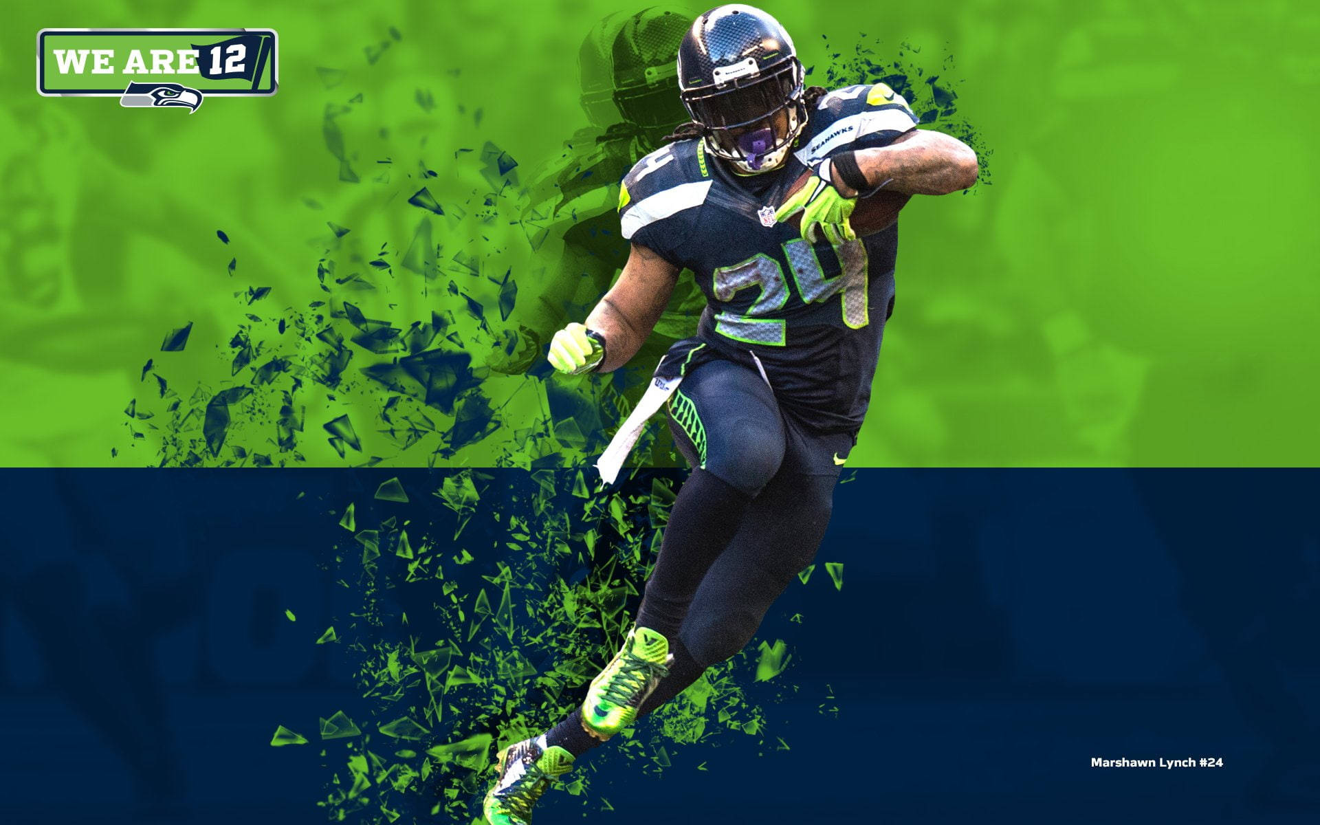 Graphic Art Seattle Seahawks 24 Background
