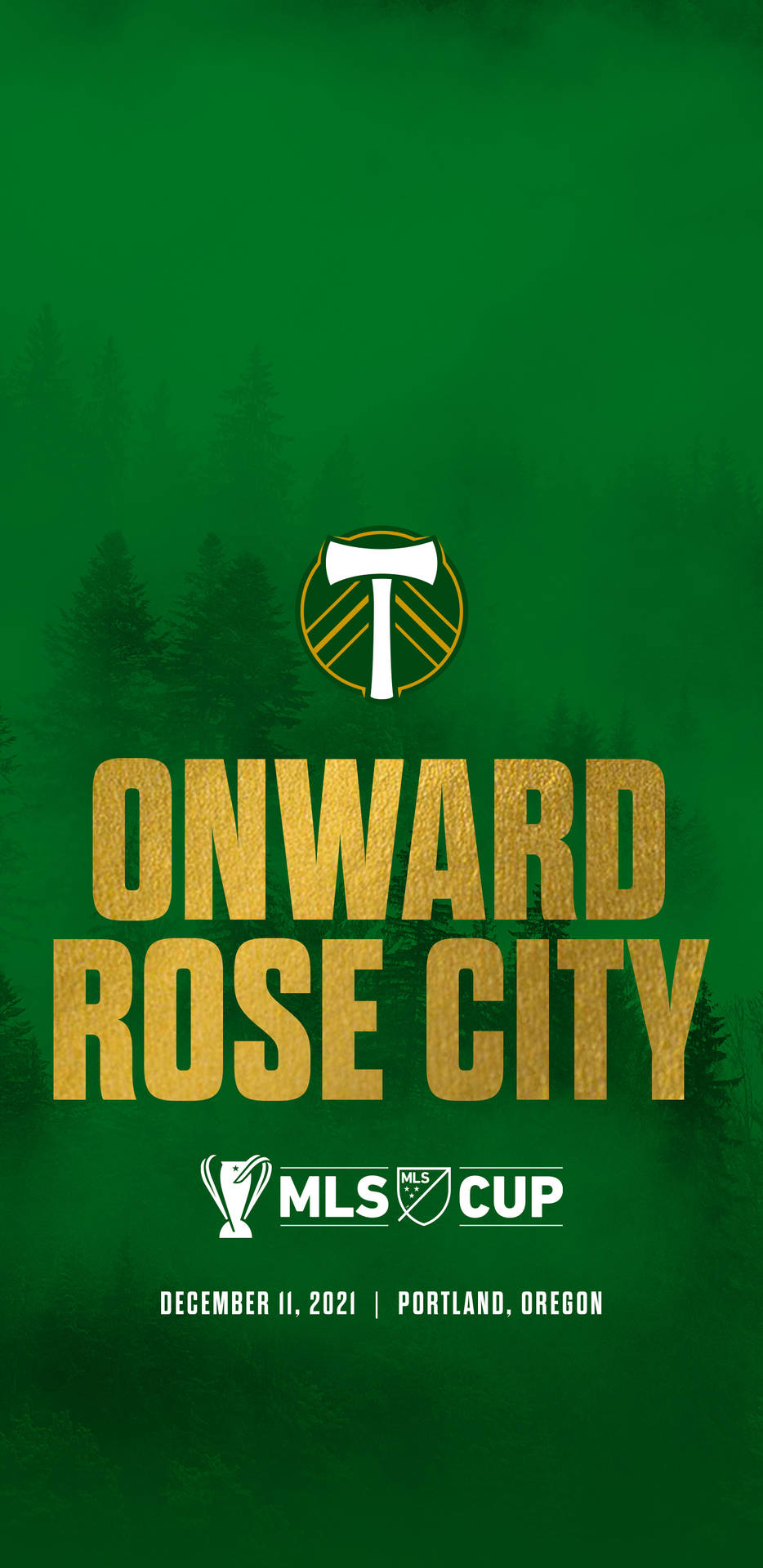 Graphic Design Portland Timbers Game Teaser Background