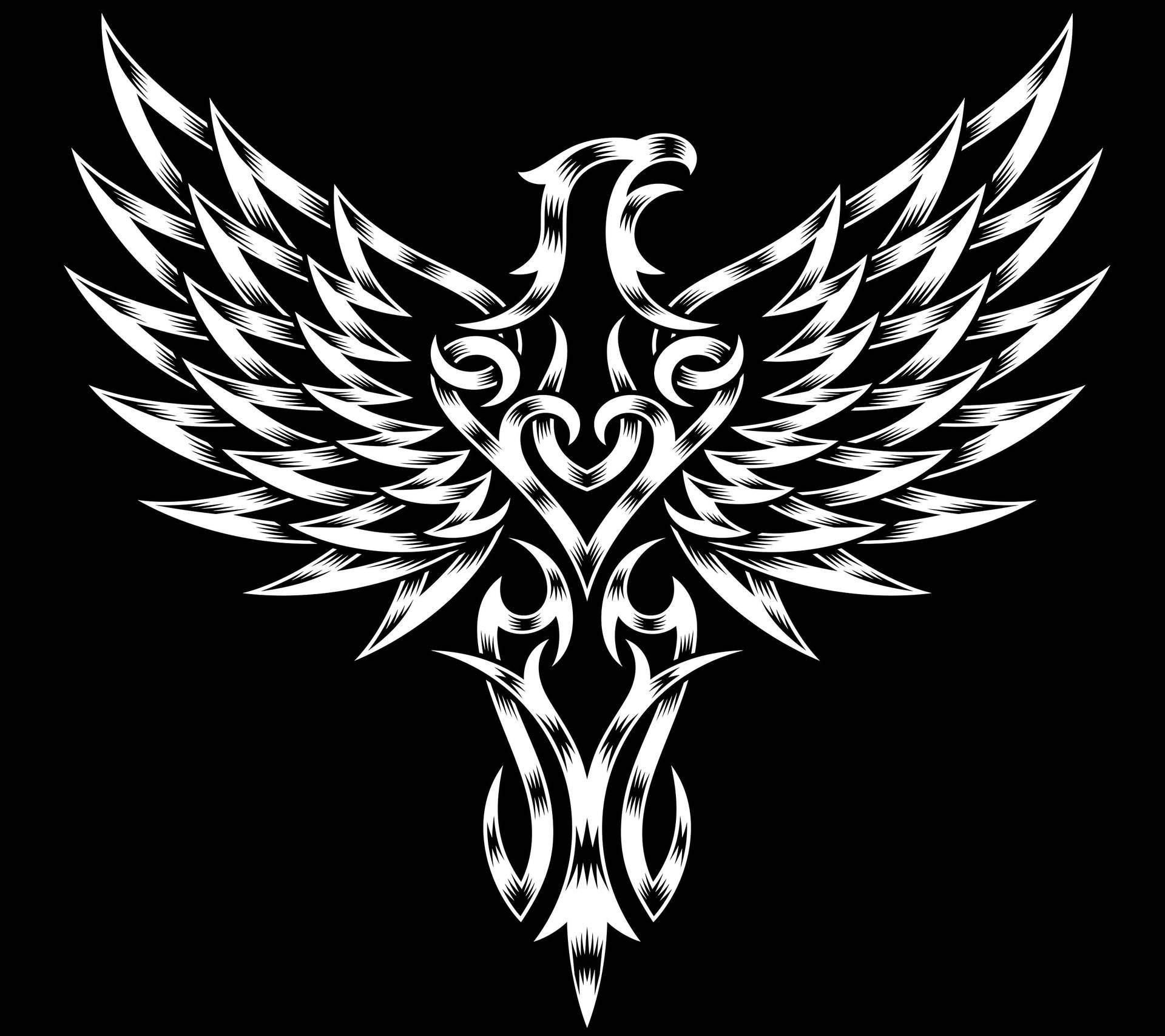 Graphic White Eagle Hd Tattoo