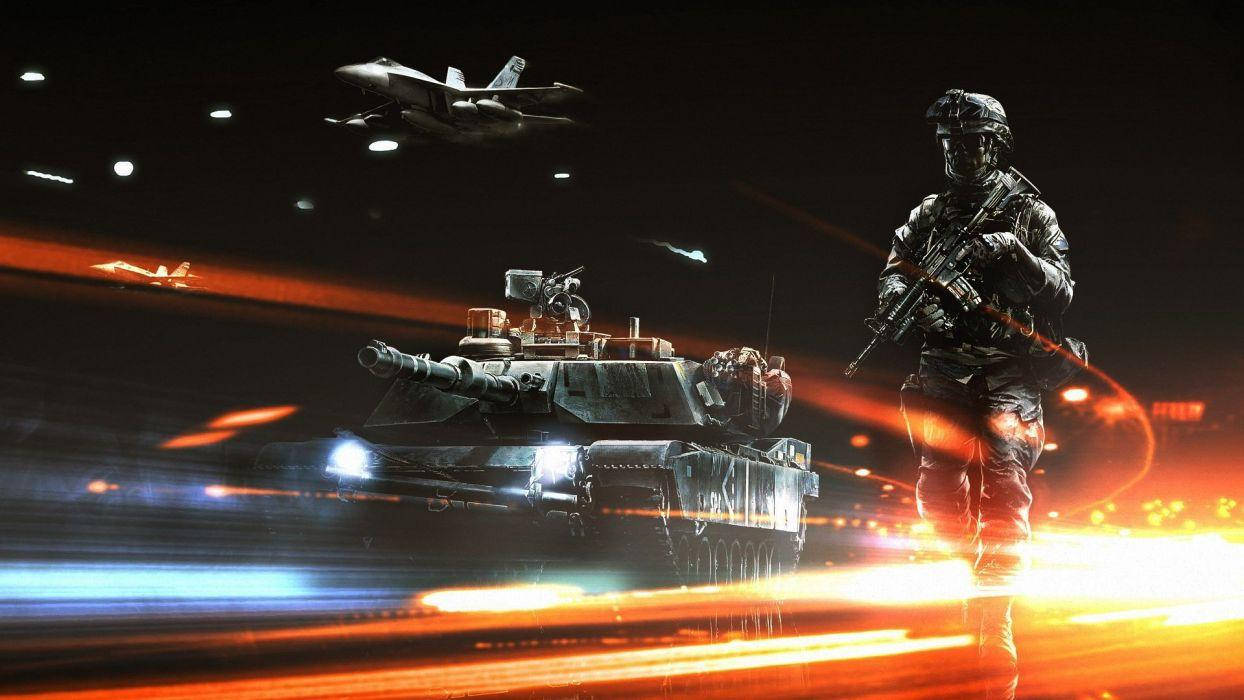Graphical Battlefield 3 Background