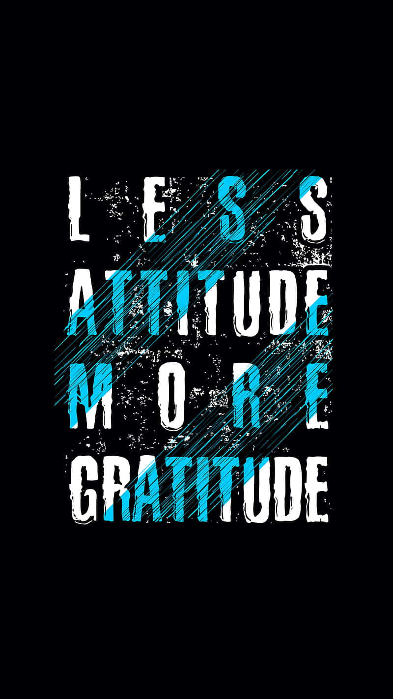 Gratitude Over Attitude