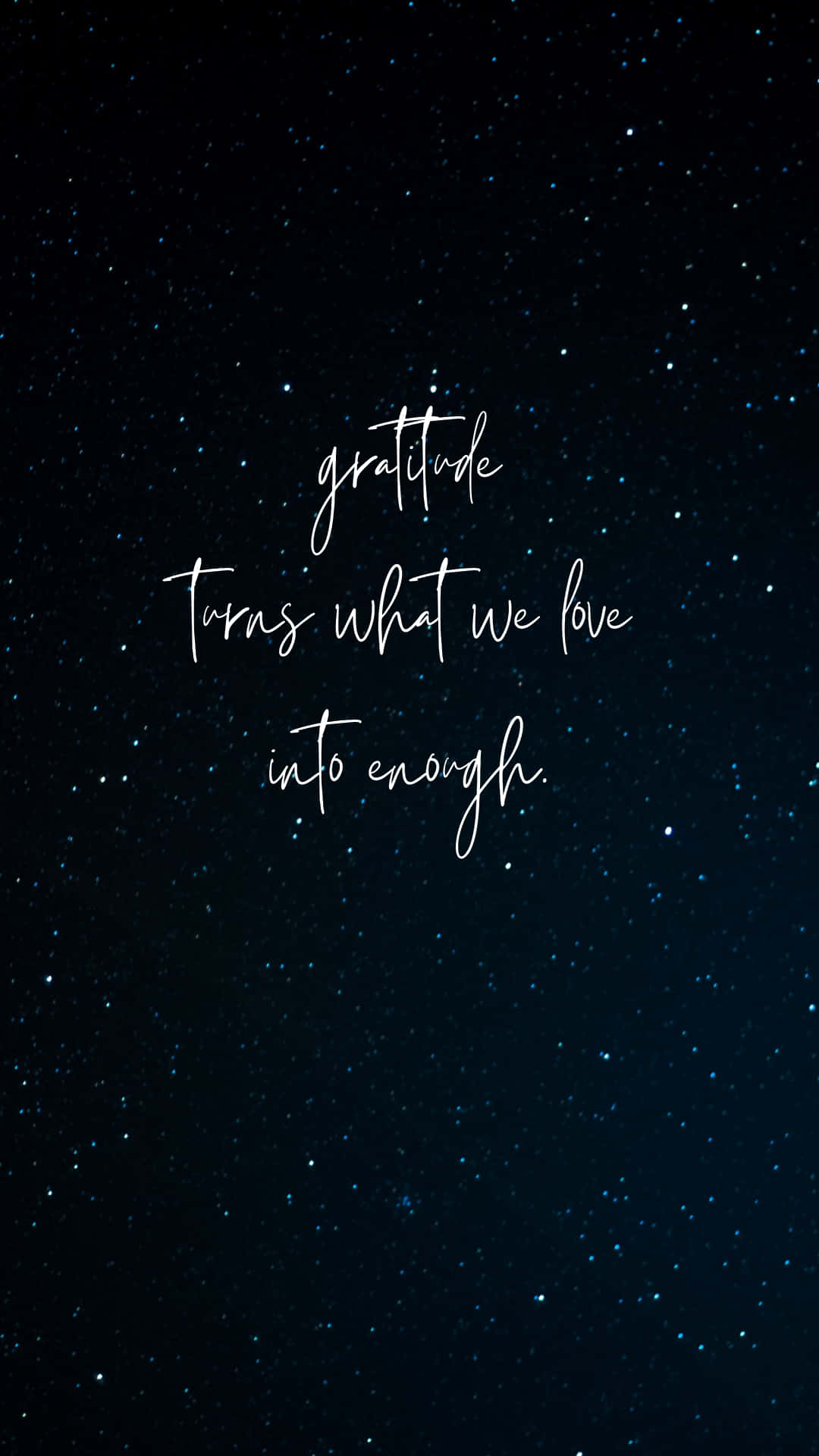 Gratitude White Script