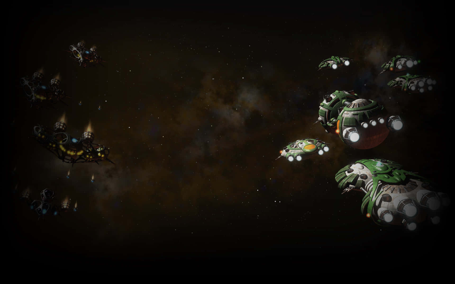 Gratuitous Battle Space Dark Attack Background