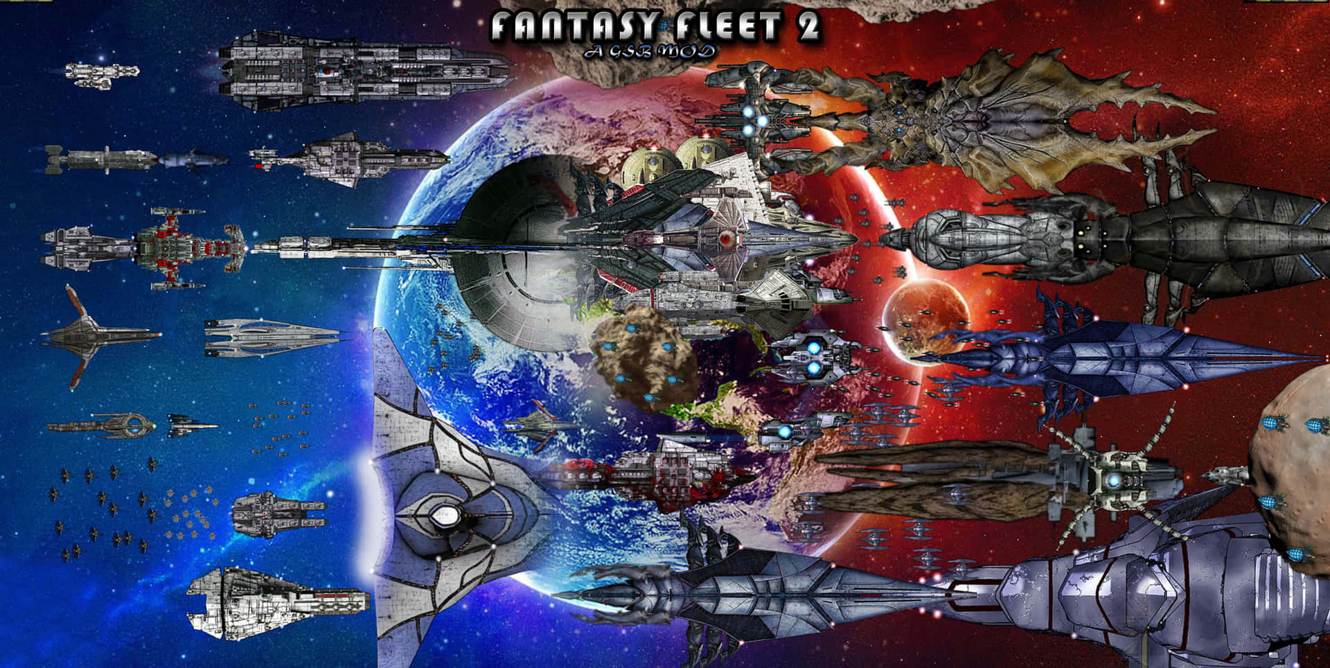 Gratuitous Battleship Attack Planet Background