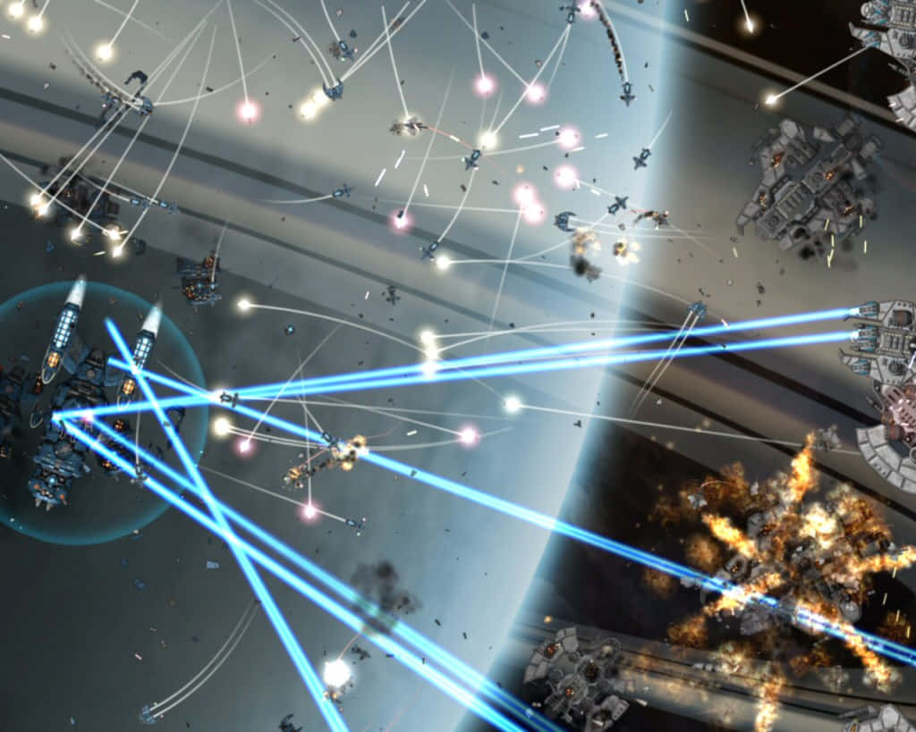 Gratuitous Battleship Lasers Background