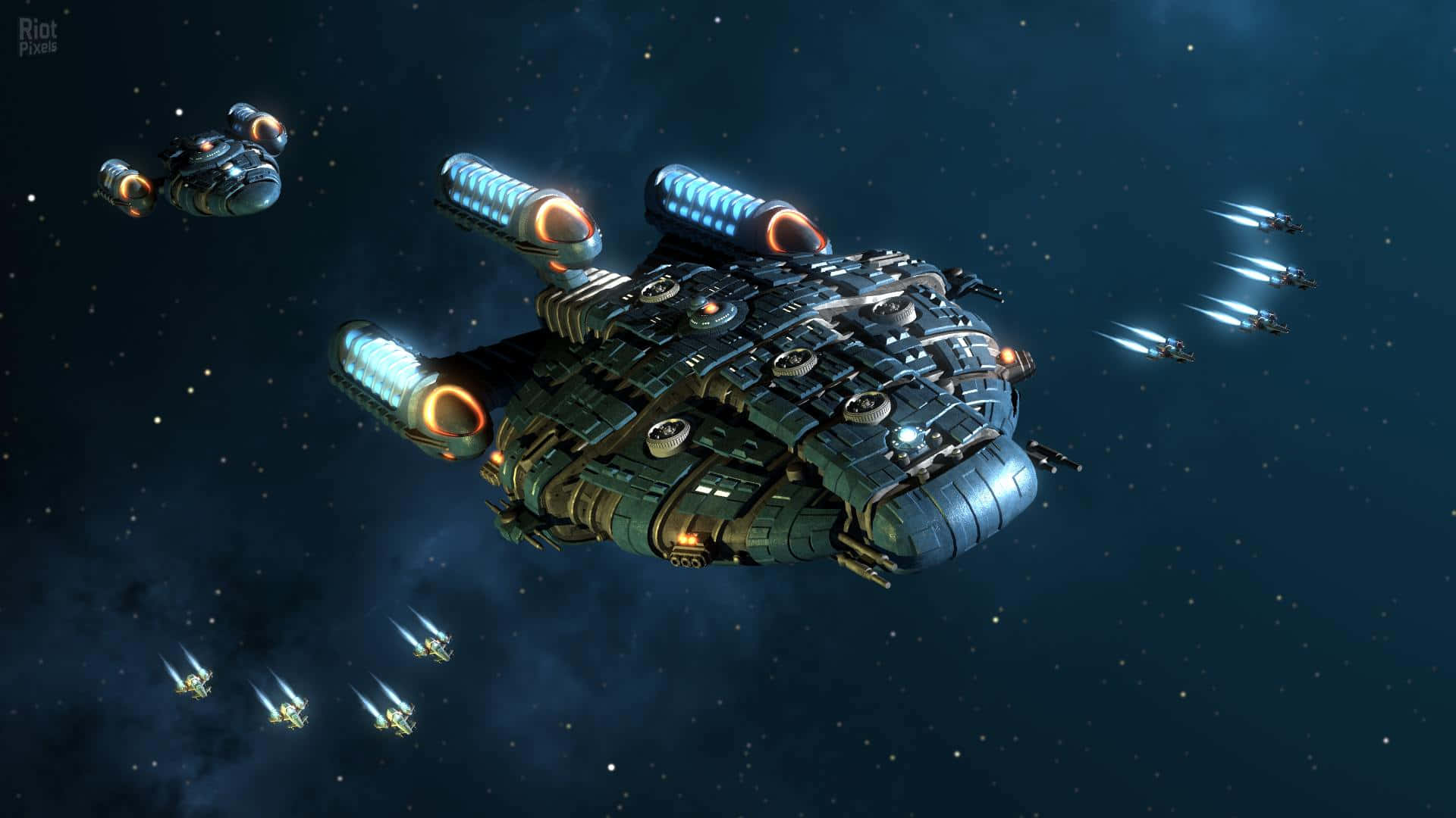 Gratuitous Powerful Ships Battle Background