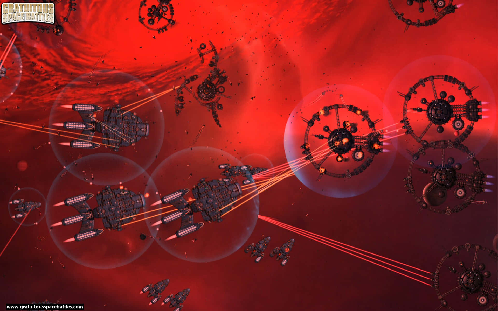 Gratuitous Red Planet Attack Background