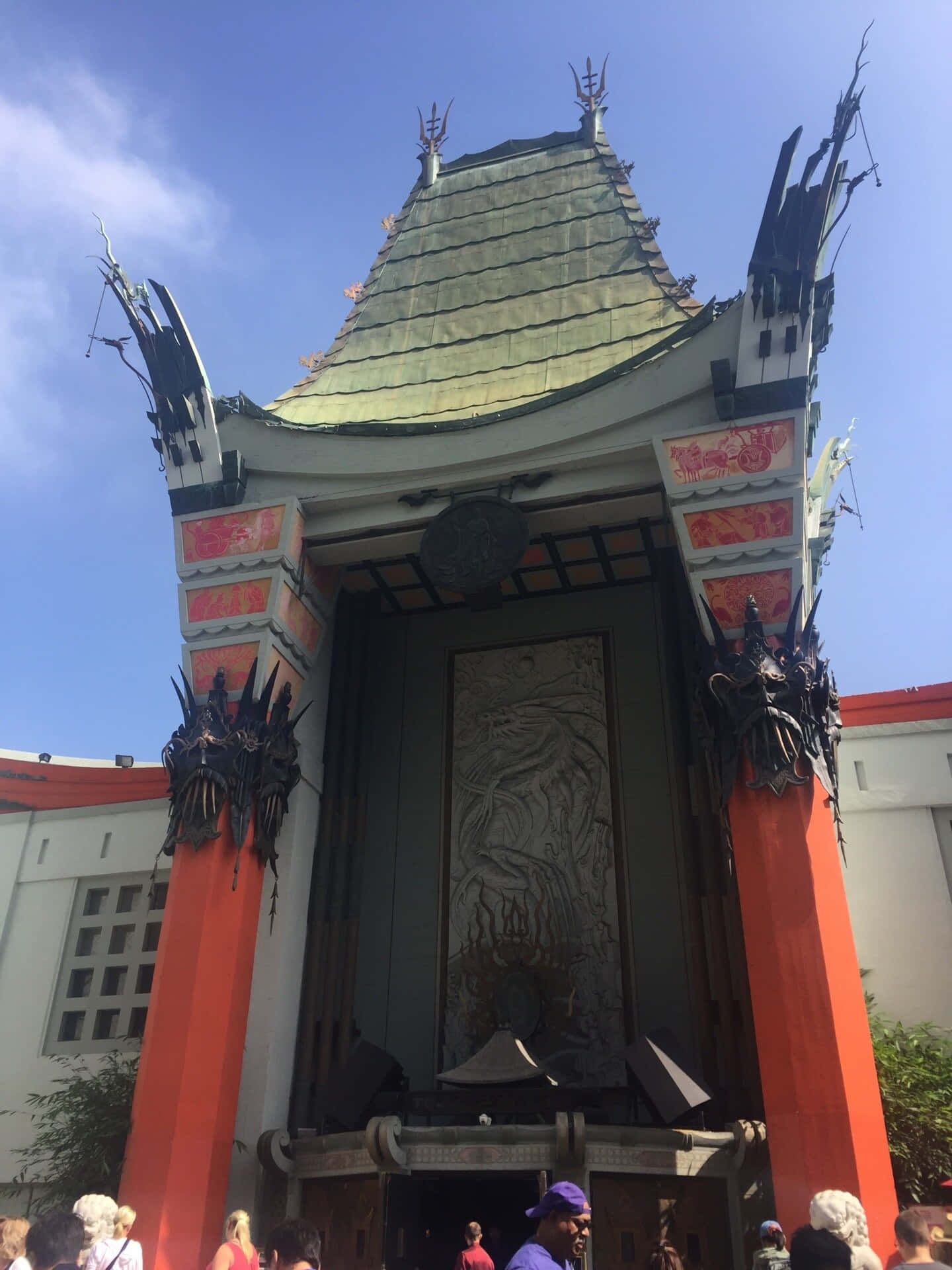 Graumans Chinese Theatre Entrance Architecture Background