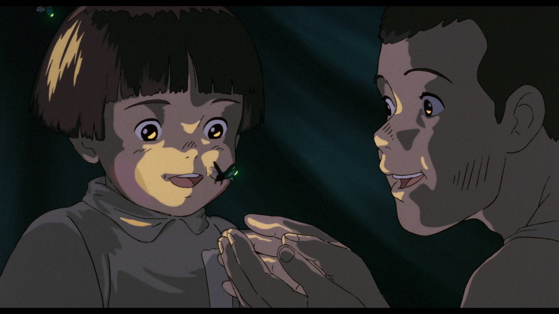 Grave Of The Fireflies Close-up Background