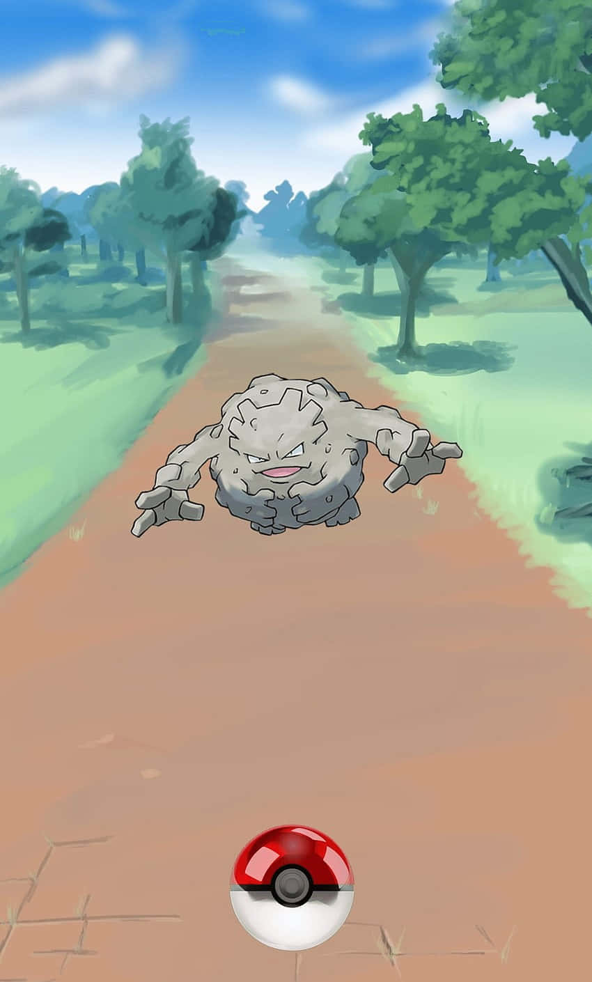 Graveler With A Pokeball