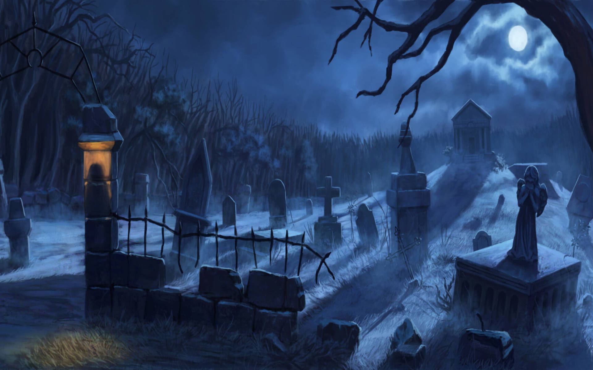 Graveyard At Midnight