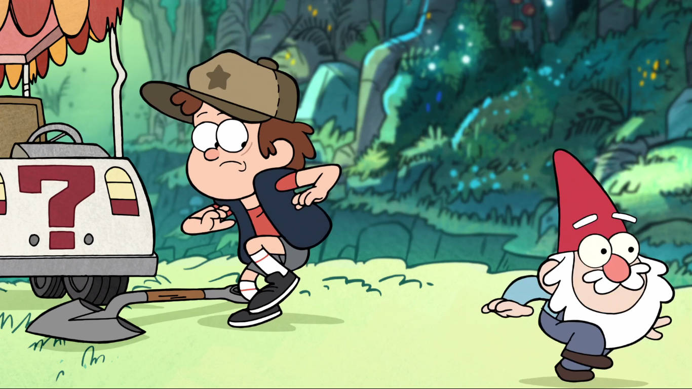 Gravity Falls Dipper And Gnome Jason Background