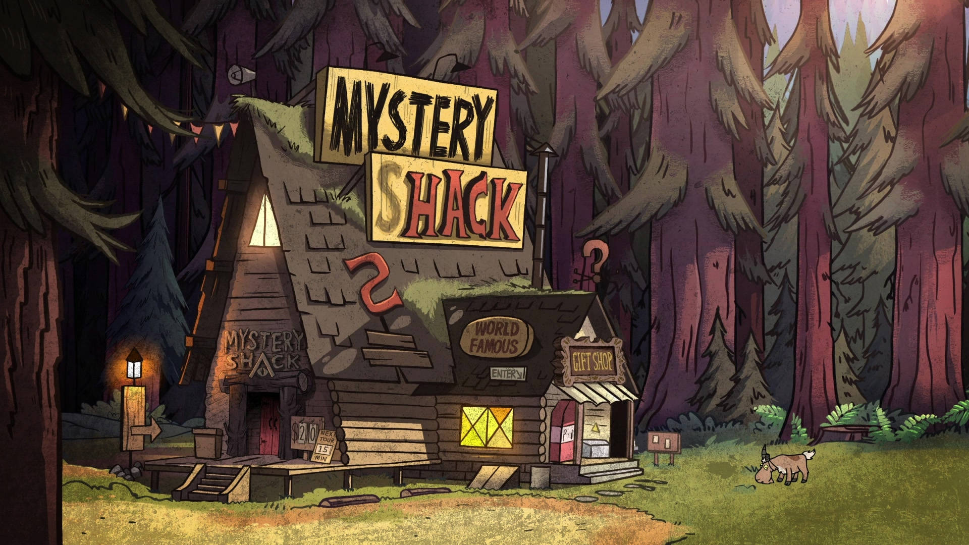 Gravity Falls Mystery Shack Hd Background
