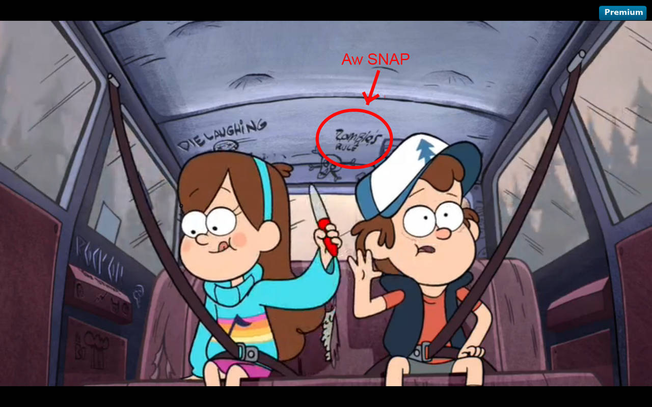 Gravity Falls Zombies Rule Background