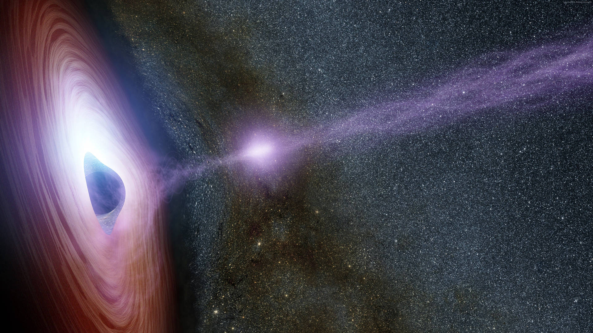 Gravity Pulling Black Hole Background