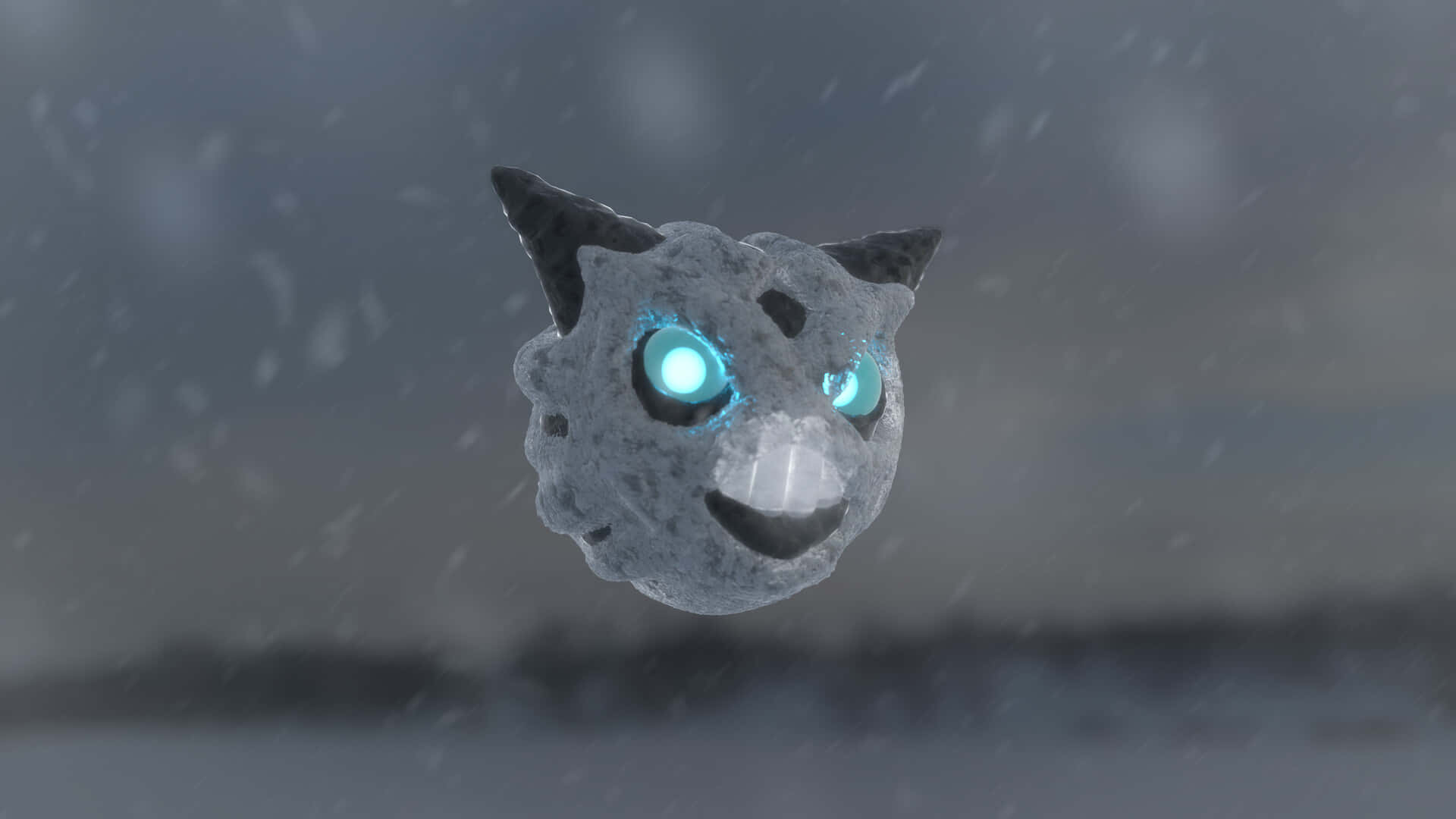 Gray Aesthetic 3d Model Of Glalie Background