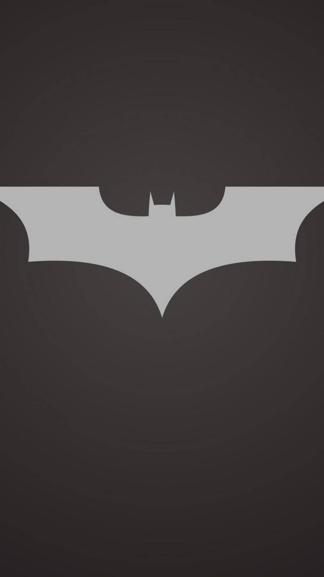 Gray Aesthetic Batman Logo Background