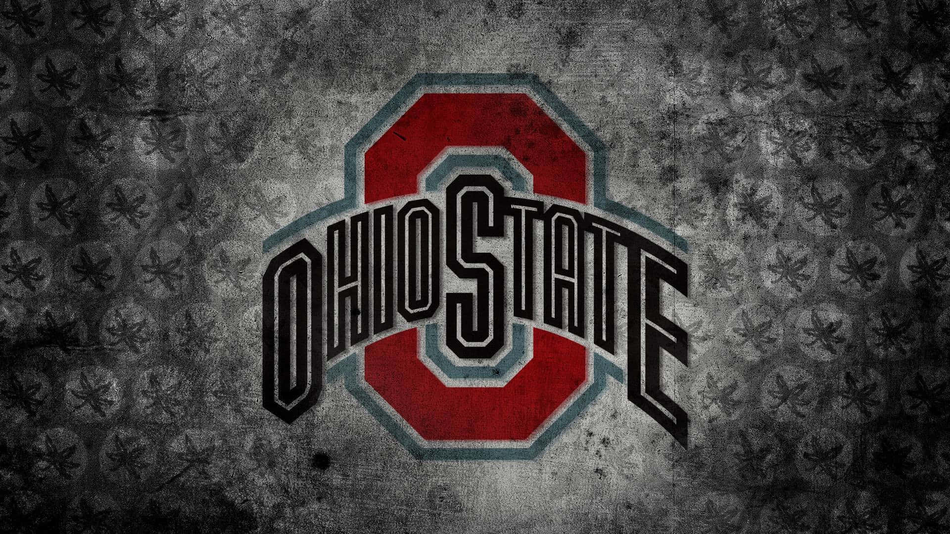 Gray Aesthetic Ohio State Football Team Logo Background