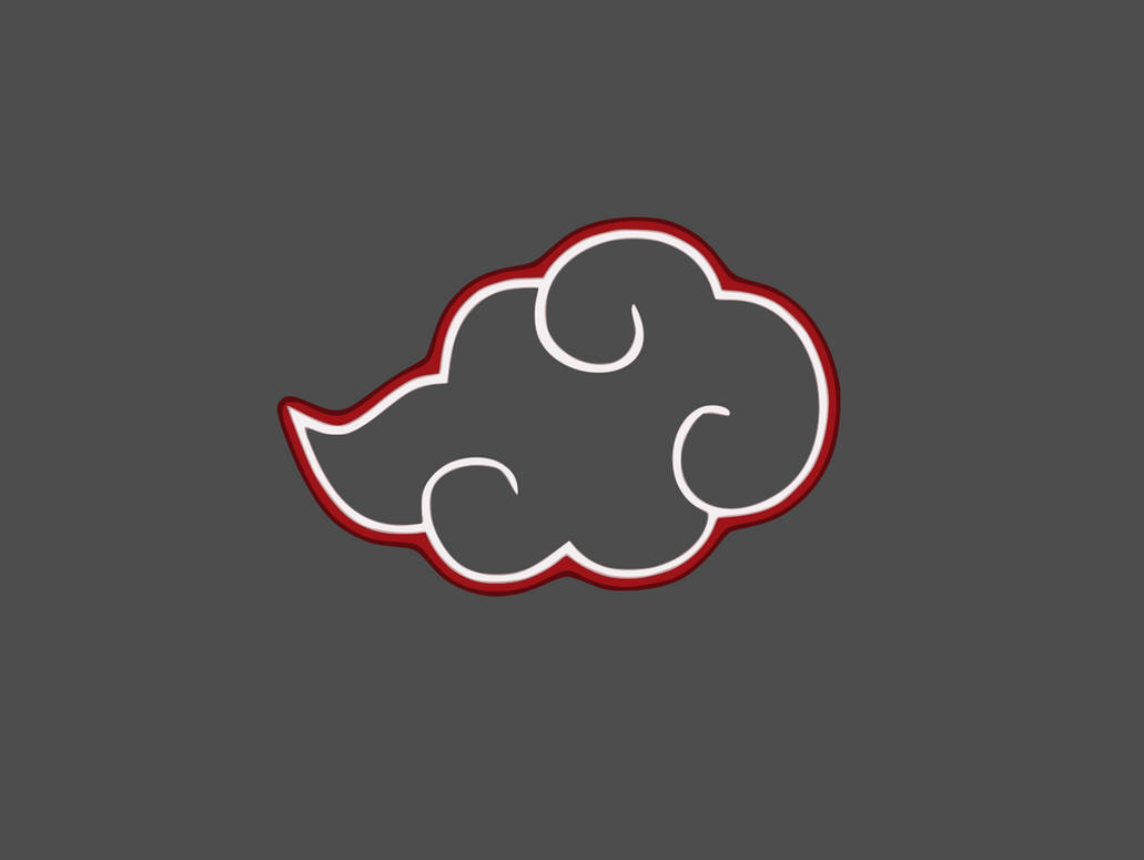 Gray Akatsuki Cloud Iphone Background