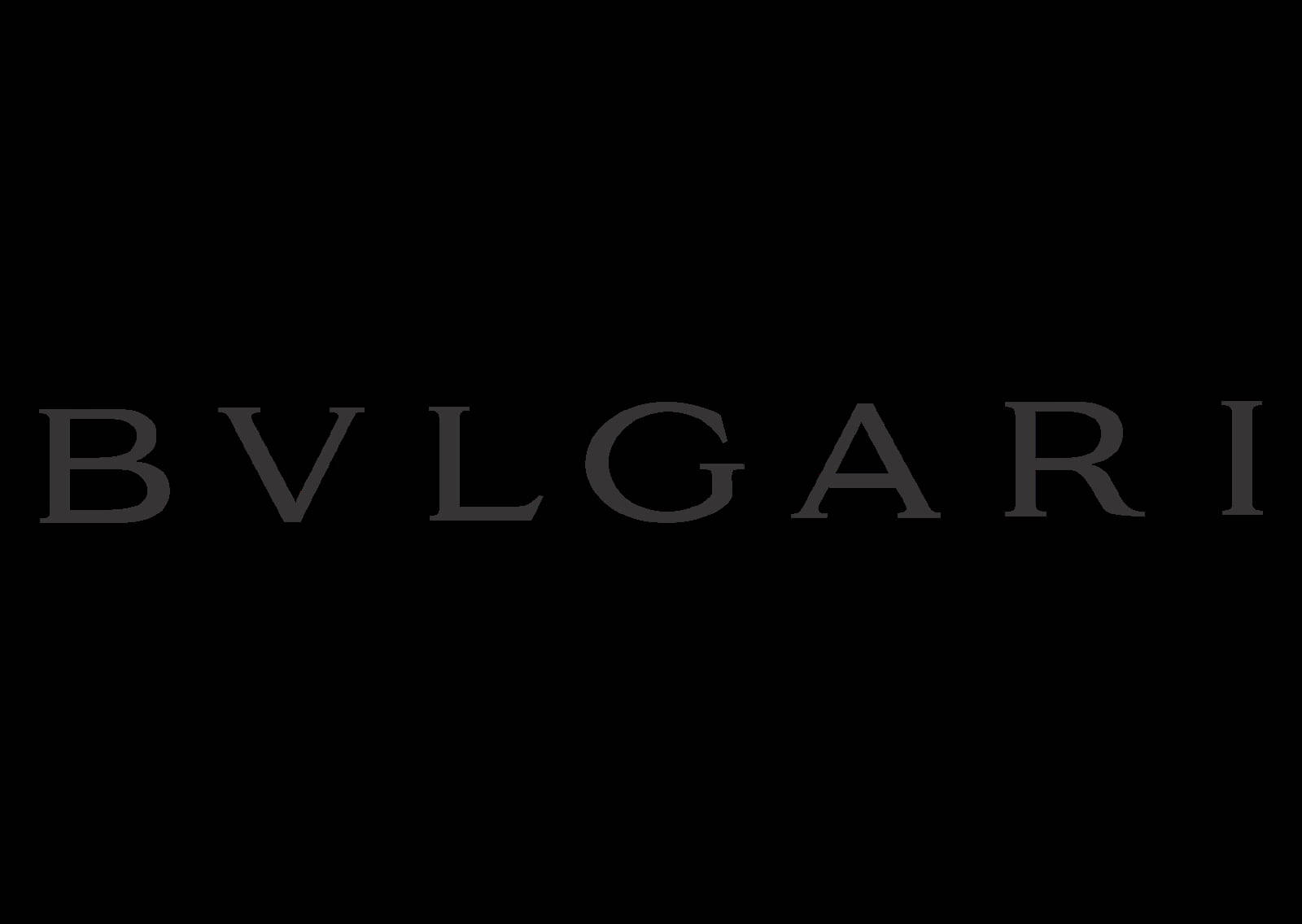 Gray And Black Bvlgari Logo Background