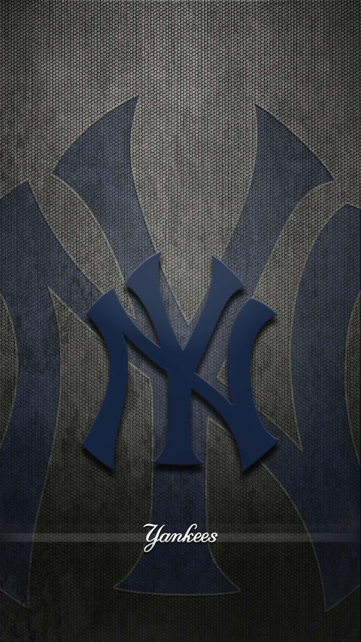 Gray And Blue New York Yankees Iphone Background