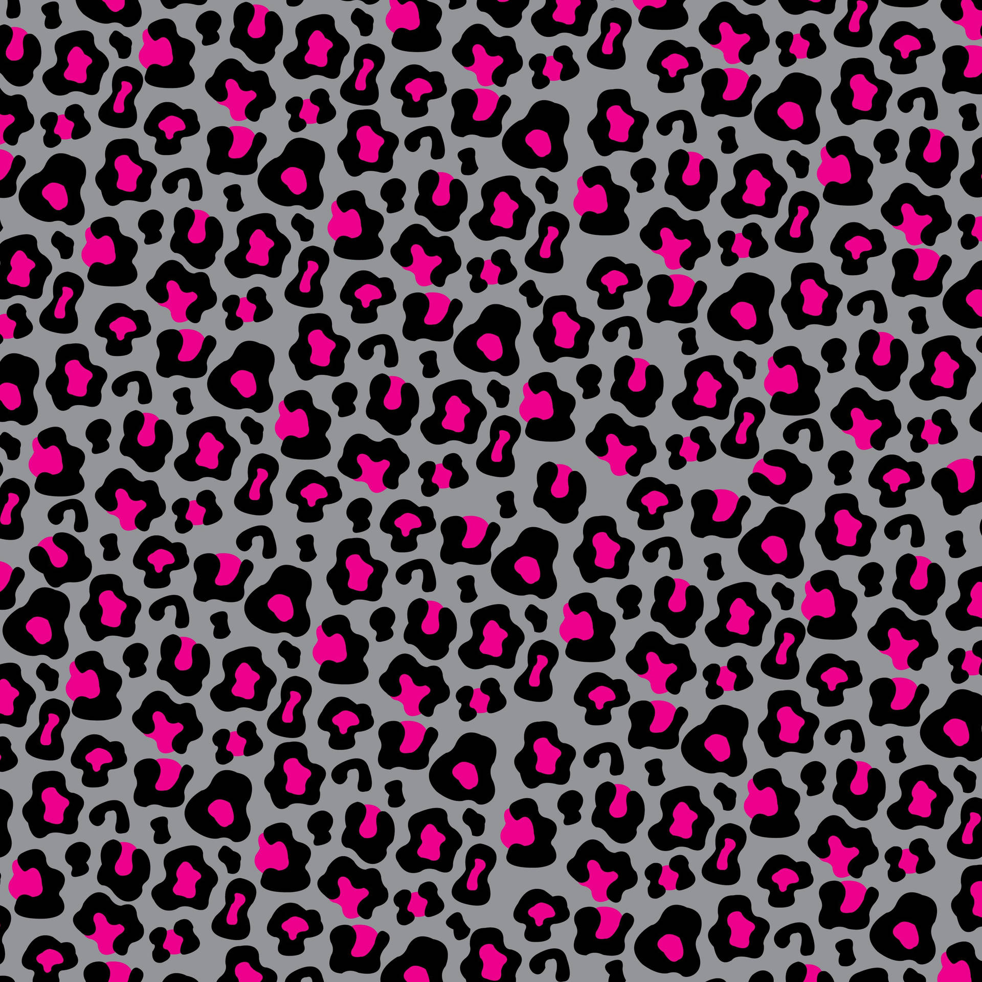 Gray And Pink Leopard Print Background