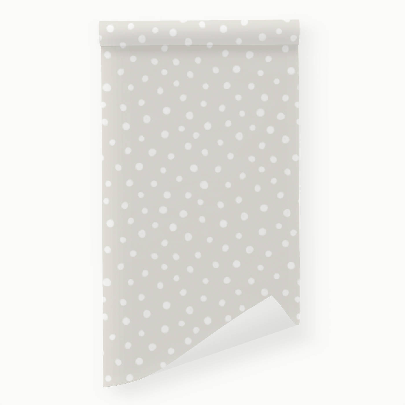 Gray And White Polka Dot Background