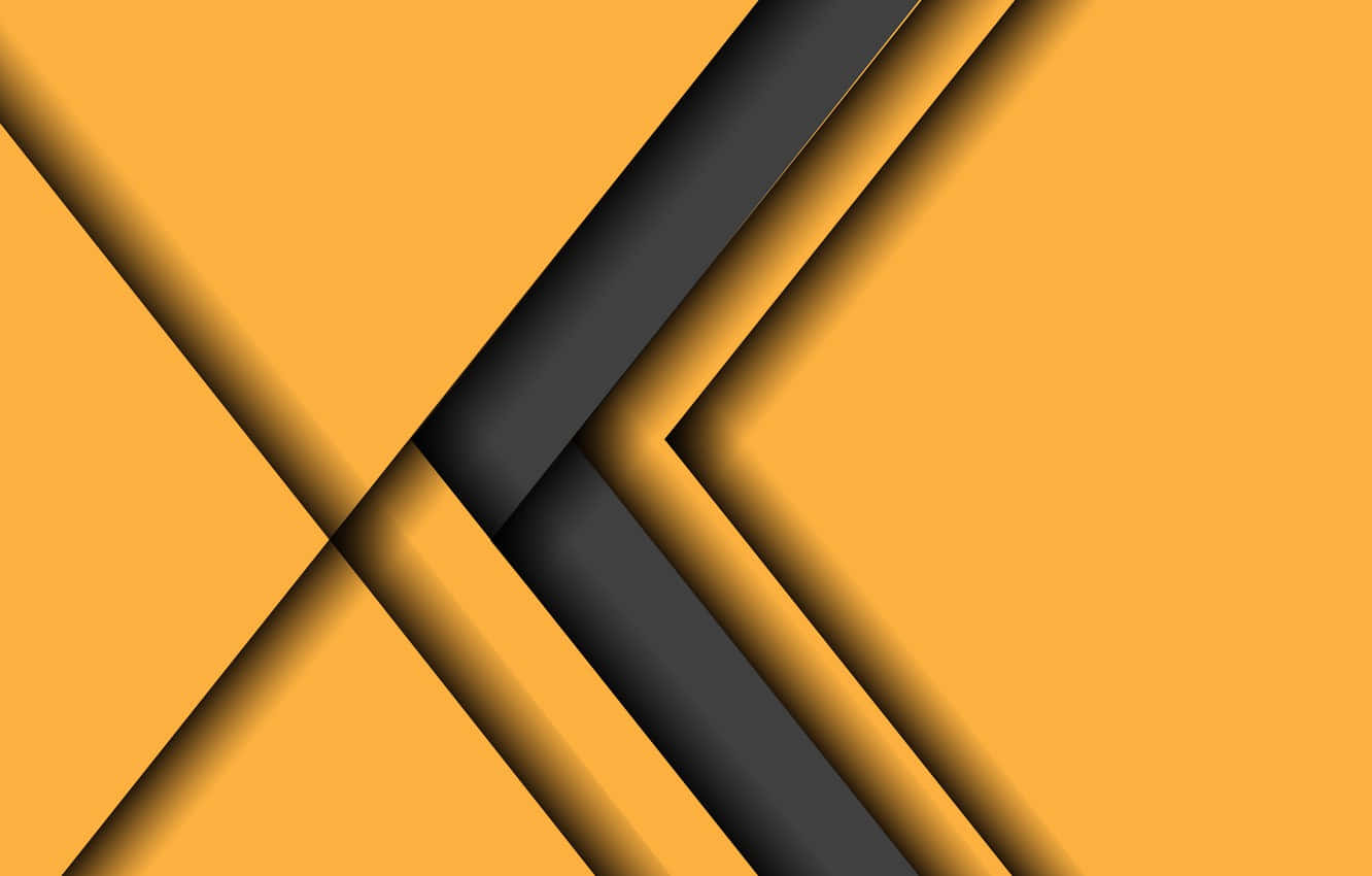 Gray And Yellow Abstract 3d Background