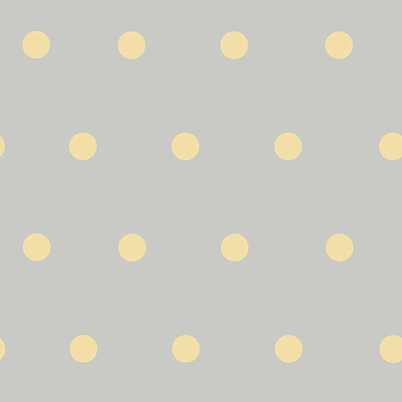 Gray And Yellow Polka Dot