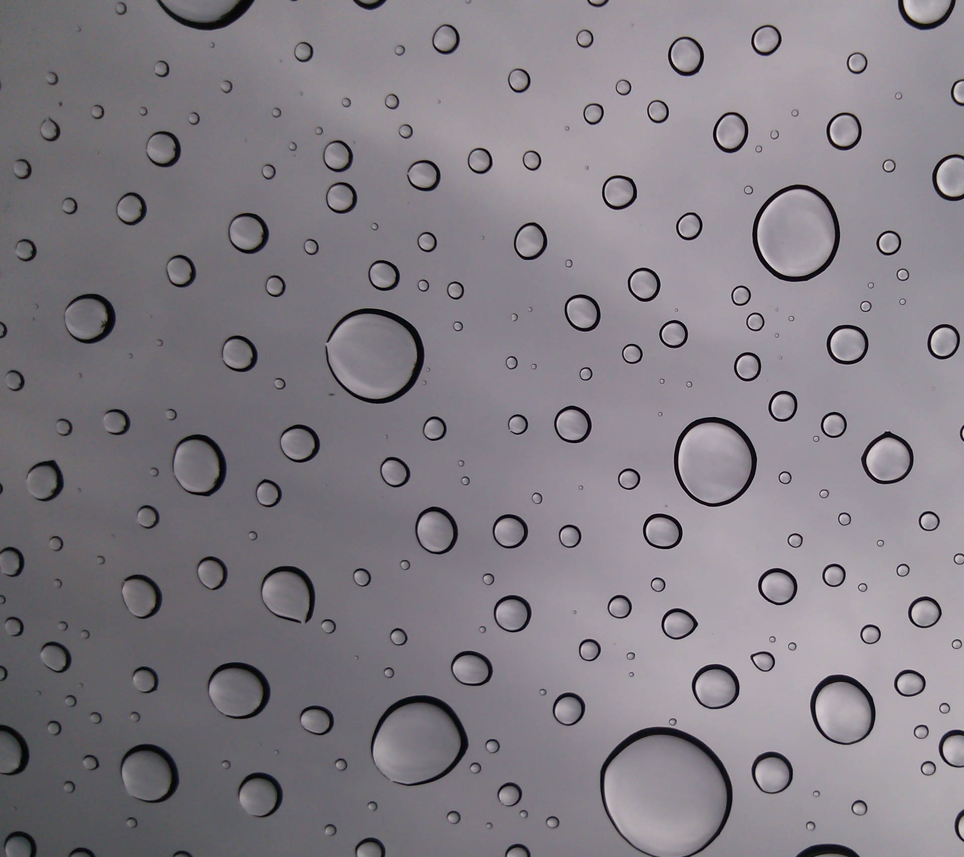 Gray Basic Raindrop