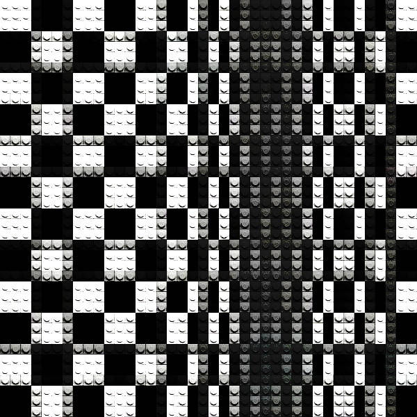 Gray Black And White Squares Lego Background