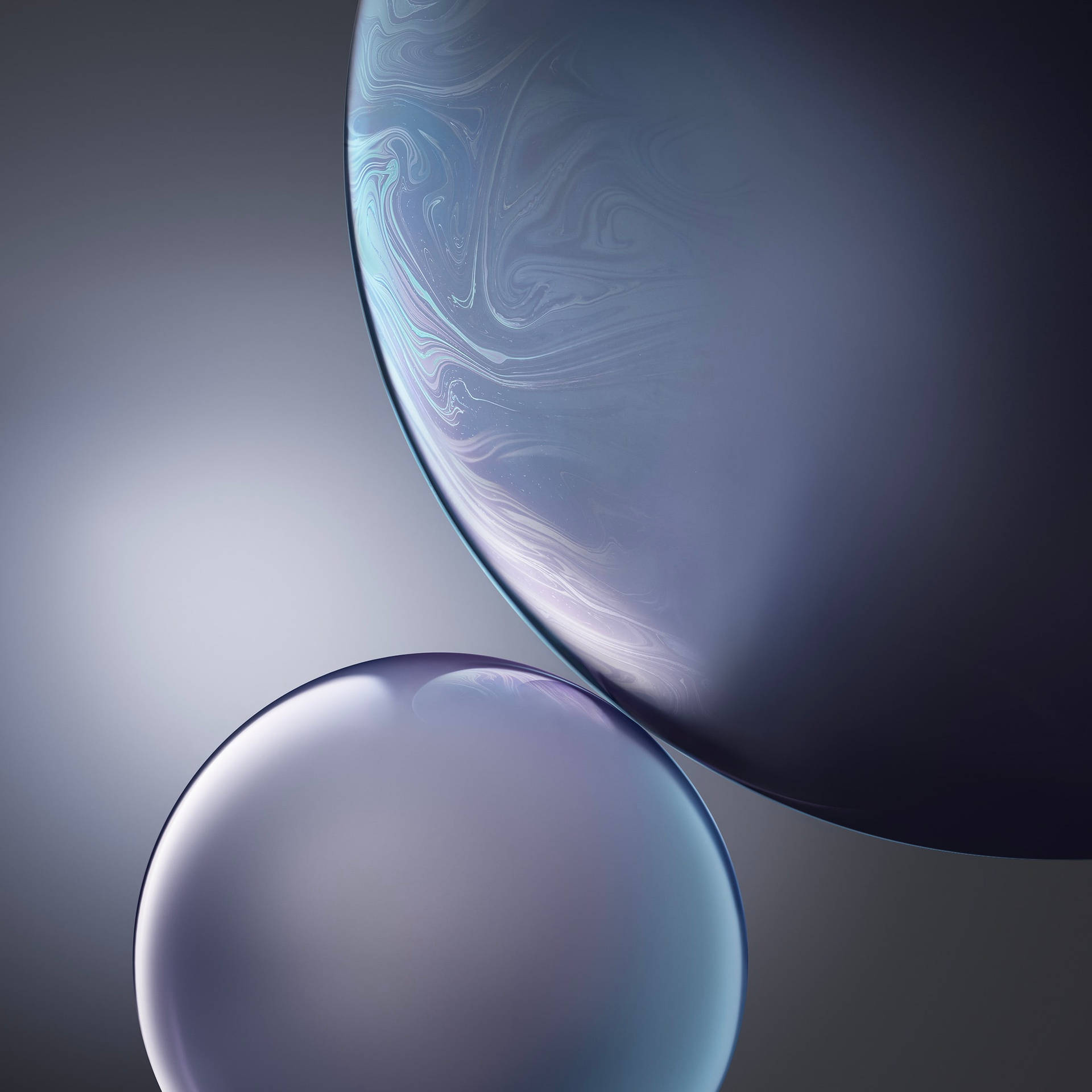 Gray Bubbles Iphone X Amoled Background