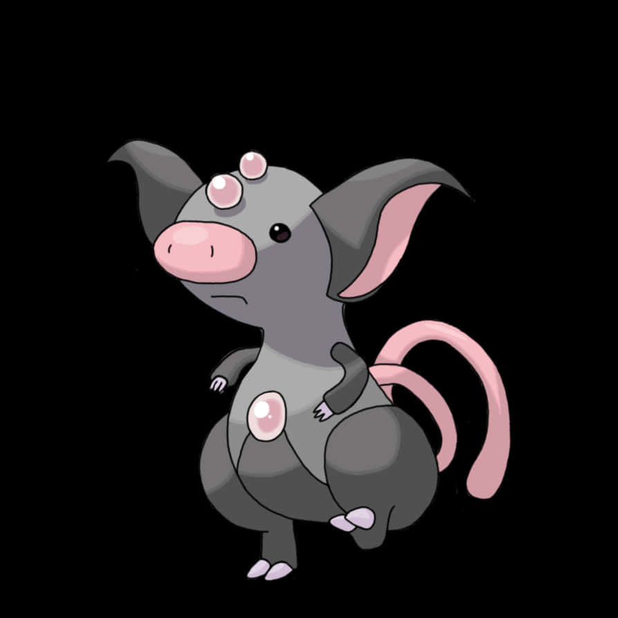 Gray Grumpig Background