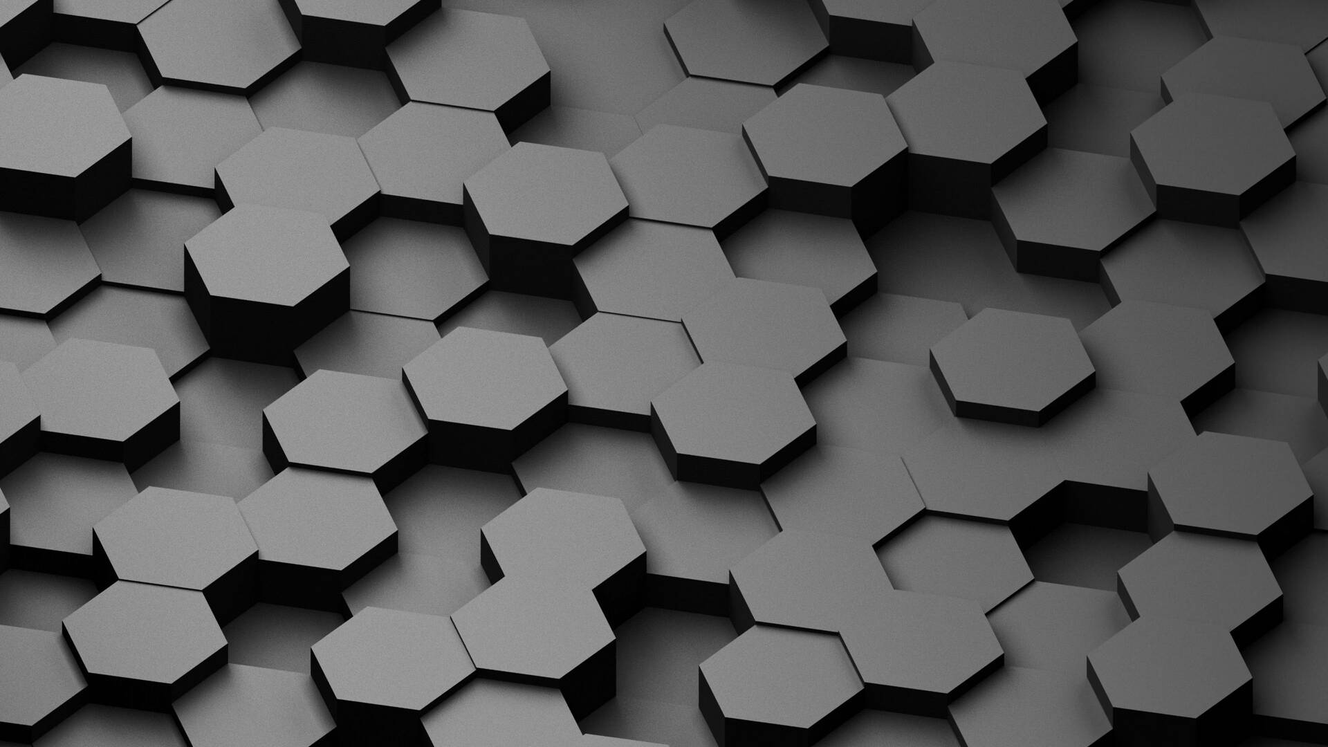 Gray Honeycomb Tiles Background