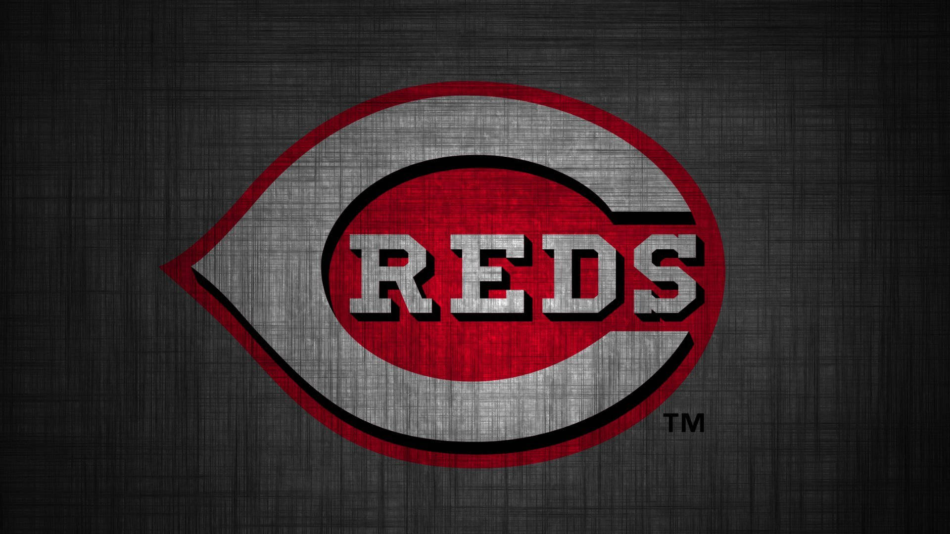Gray Logo Cincinnati Reds Background