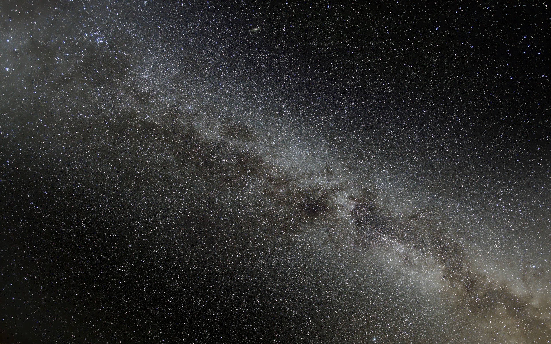 Gray Stars In The Space Background