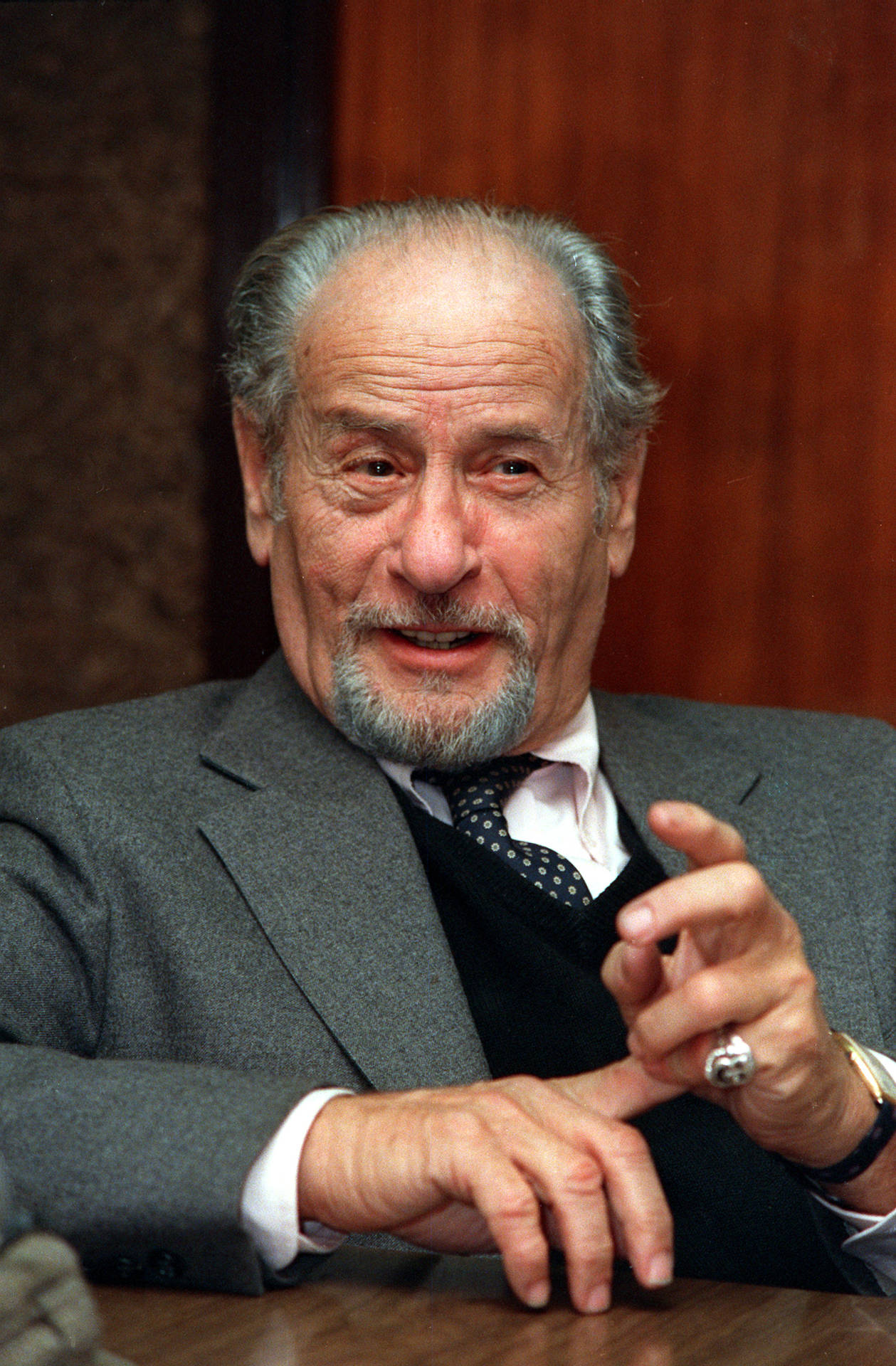 Gray Suit Eli Wallach Background