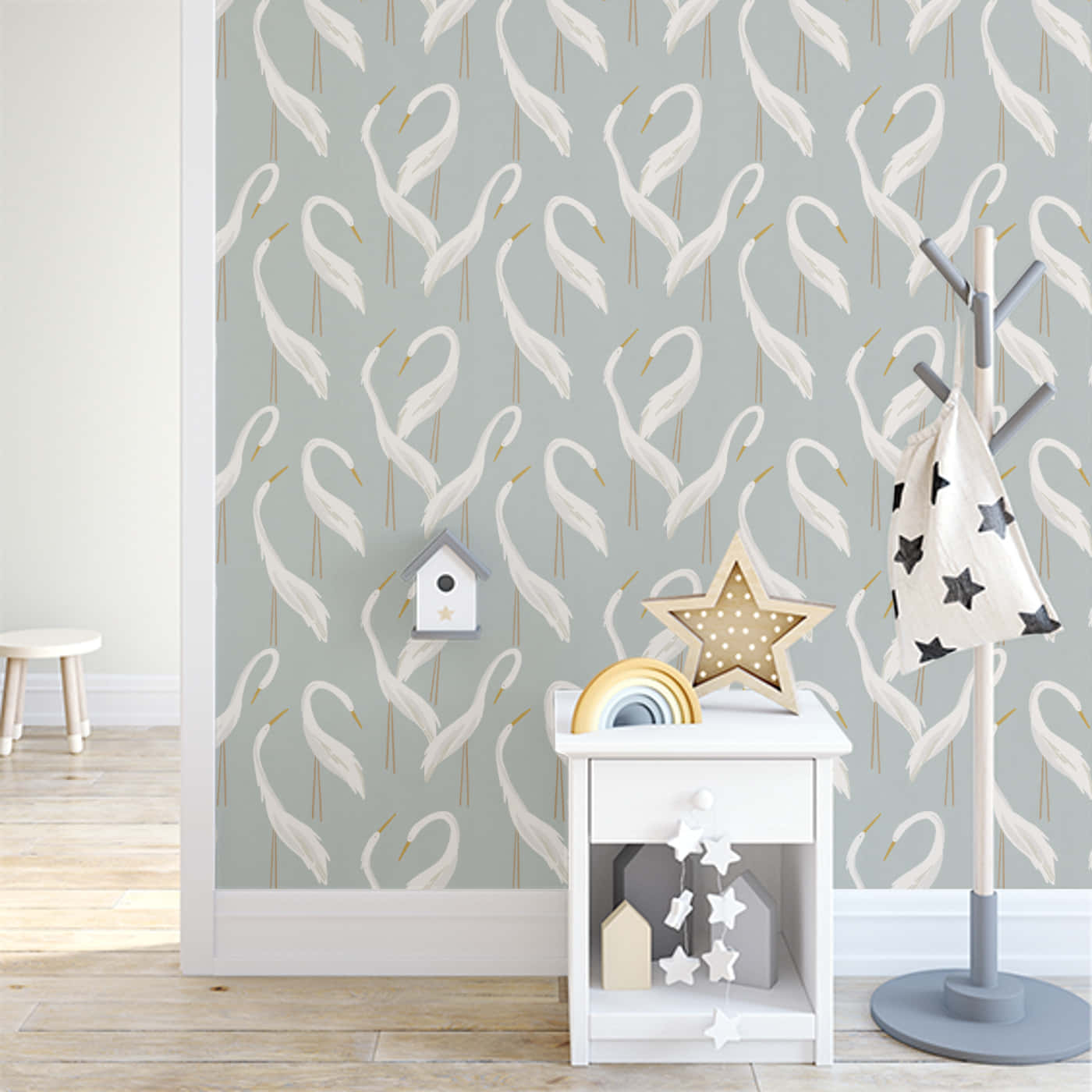 Gray Wall With Subtle Design