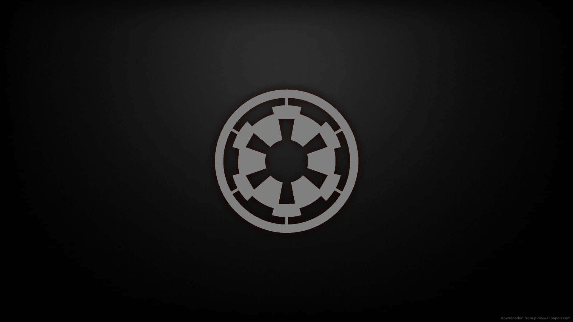 Grayscale Imperial Galactic Empire Symbol