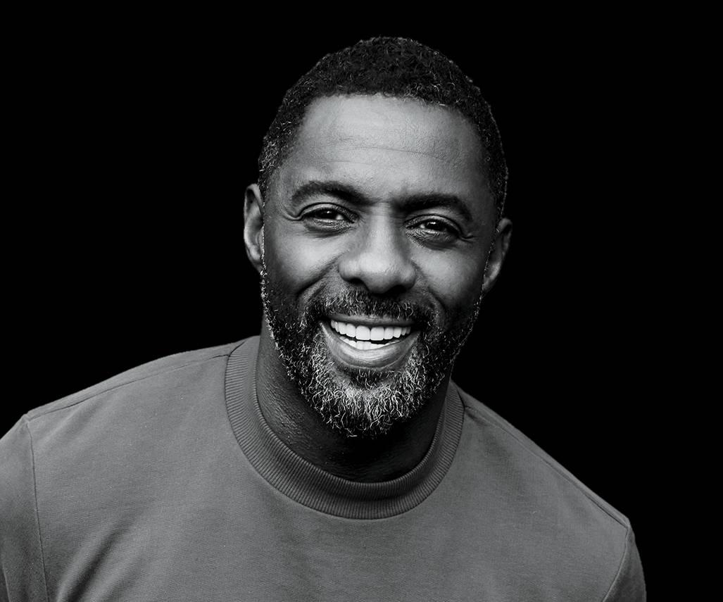 Grayscale Photo Of Idris Elba