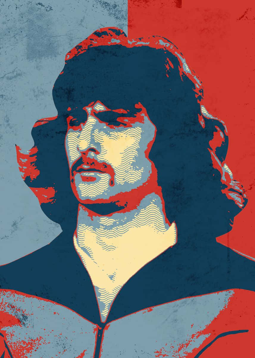 Great Football Athlete Mario Kempes Background